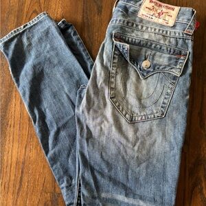 True Religion Men’s Light Wash Straight Jeans Size 29